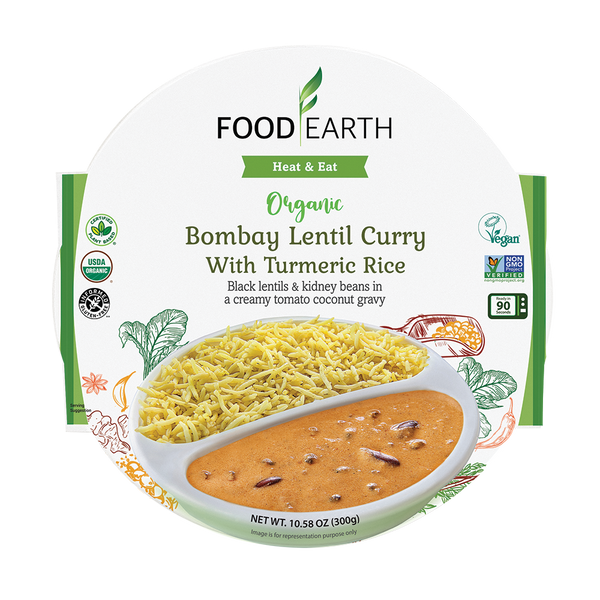Bombay Lentil Curry with Turmeric Rice