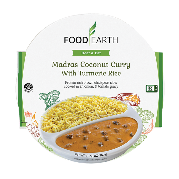Madras Coconut Curry with Turmeric Rice
